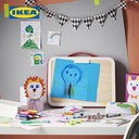 IKEA MALA Spidol Papan Tulis Dengan Penghapus Isi 4pcs