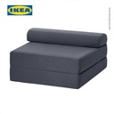IKEA NYKIL Sofa bed Abu-Abu Tua 2 Dudukan
