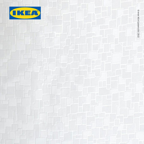 IKEA BJARSEN Tirai Shower Putih 180x200cm