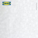 IKEA BJARSEN Tirai Shower Putih 180x200cm