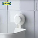 IKEA TISKEN Keranjang Sabun Tempel Putih