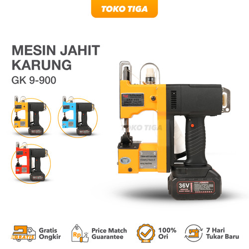 Mesin Jahit Karung Goni GK-9-900 Baterai Cordless Portable Bag Closer