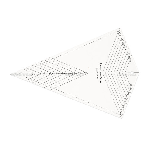 Penggaris Patchwork / Quilting Ruler Lemoyne Star (DT-10)