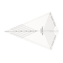 Penggaris Patchwork / Quilting Ruler Lemoyne Star (DT-10)