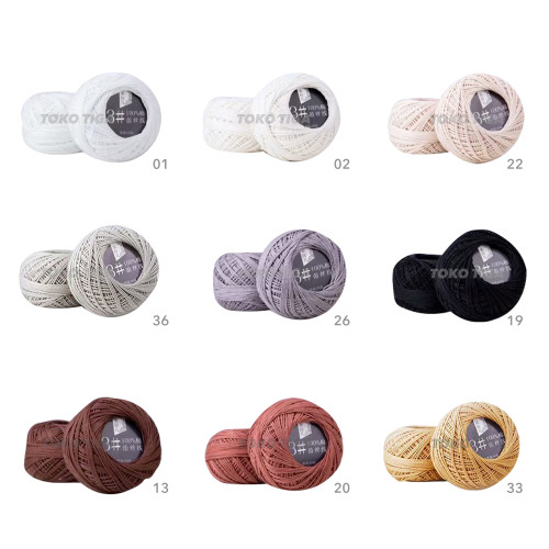 Benang Rajut Katun Renda / Lace Cotton Yarns - 1 (KRP1)