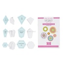 Paper Piecing by Sue Daley / Template Patchwork & Quilting Isi 45 Pcs