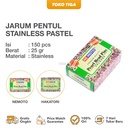 Jarum Pentul Anti Karat Warna Pastel 25 Gram Stainless NEMOTO