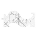 Penggaris / Small ProSpine Quilting Template Groove Gelombang (QGPSSM)