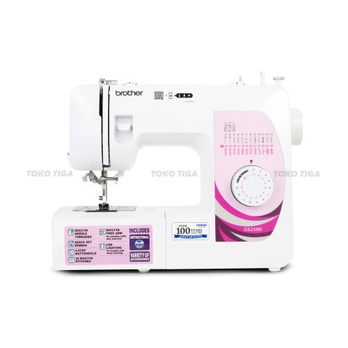 Mesin Jahit BROTHER GS2500 / GS 2500 Portable Multifungsi