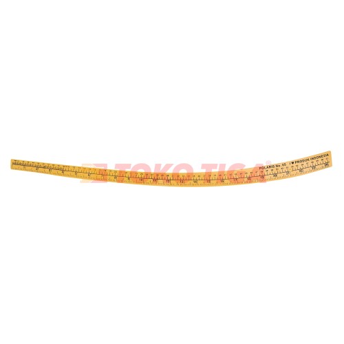 Penggaris Pola Set Jumbo 3 Pcs No.03, 04, 05 Merek POLARIS (PS-03)