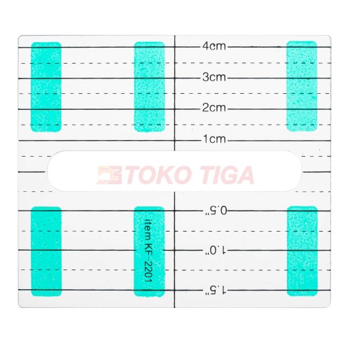 Freemo Ruler Template / Penggaris Quilting Multifungsi (KF-2201)