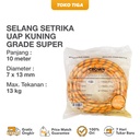 Selang Setrika Uap Kuning Grade SUPER / 1 Meter Merek CROWN