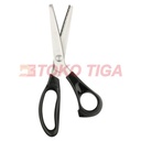 Gunting Kain Scallop / Scalloped / Bulat / Pinking Shears Ukuran 9