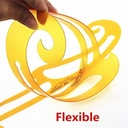 Penggaris Pola Busana / French Curves Ruler - Model 8108/1308 (8 Pcs)