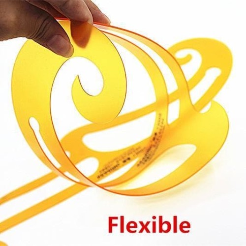 Penggaris Pola Busana / French Curves Ruler - Model 8100/1300S (2 Pcs)
