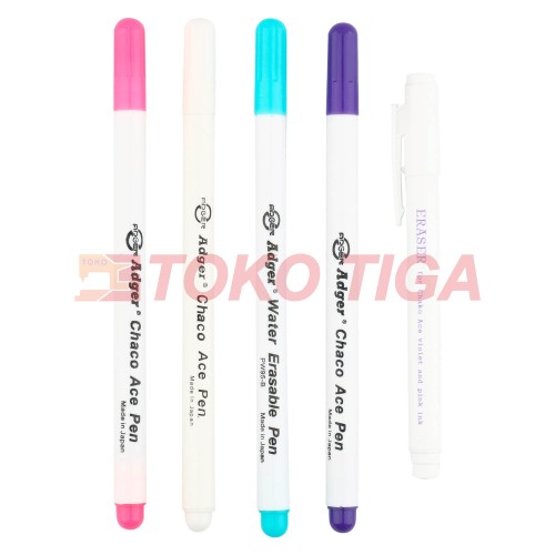 Spidol Penanda Kain / Water Erasable Pen / Fabric Marker Merk Adger