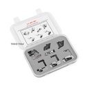 Sepatu/Tapak Set 7 Pcs Special Bias & Hemmer CY-007-001 Mesin Jahit