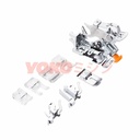 Sepatu/Tapak Set 8 Pcs Ruffler CY-008-001 (Mesin Jahit Portable)