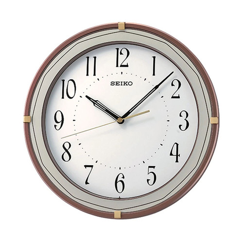 Jam Dinding Seiko Clock QXA748B 31.6cm Detik Senyap White Dial Ori