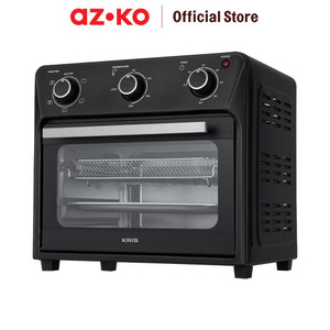 AZKO Kris 28 ltr Air Fryer Oven 800 watt - Hitam Alat Masak Goreng Pembuat Makanan Penggoreng Tanpa Minyak Elektronik Dapur