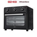 AZKO Kris 28 ltr Air Fryer Oven 800 watt - Hitam Alat Masak Goreng Pembuat Makanan Penggoreng Tanpa Minyak Elektronik Dapur