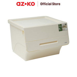 AZKO Stora 43.5X36X31 m Kotak Penyimpanan Flat 36 ltr Kotak Serbaguna Wadah Simpan Storage Box Boks Organizer