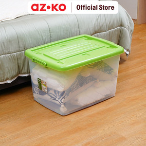 Stora Kotak Penyimpanan Dengan Roda Container Box Kotak Serbaguna Wadah Simpan Storage Box Dengan Handle Boks Organizer