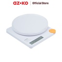 AZKO Kris 5 kg Timbangan Dapur Digital Ks201 Kitchen Scale Alat Pengukur Berat Bahan Makanan Serbaguna Perlengkapan Dapur Peralatan Masak