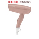 AZKO Kris 600 watt Hair Dryer Travel - Pink Alat Pengering Rambut Hair Styler Elektronik Kecantikan