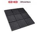AZKO Kris 91X91X1 cm Karpet Heavyduty Anti Slip - Hitam Karpet Anti Licin Bathroom Mat Karpet Kamar Mandi Anti Slip