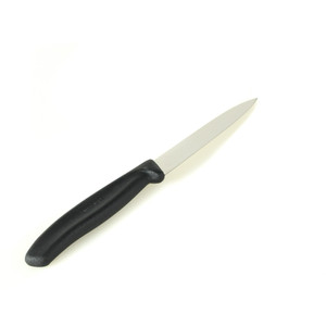 AZKO Victorinox 10 cm Pisau Paring Pointed Tip 67703 - Hitam Pisau Dapur Kecil Piso Tajam Paring Knife Peralatan Masak Perlengkapan Dapur Kitchenware