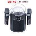 AZKO Sovox Speaker Karaoke Bluetooth Led 2 Mic - Hitam Perangkat Elektronik Spiker Audio Electronic