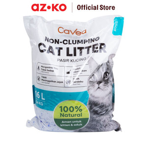 AZKO Cavea Pasir Kucing Silica Gel Cat Litter Sand Perawatan Hewan Peliharaan Kebutuhan Anabul