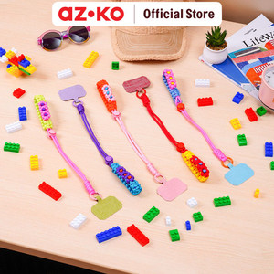 AZKO Ataru Gelang Gantungan Handphone Flower Random Tali Gelang Hp Phone Strap Tali Gantungan Serbaguna
