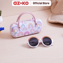 AZKO Ataru Kacamata Anak Dengan Case Rainbow 2 Kacamata Hitam Kids Kid Sunnies Eyewear Aksesoris Fashion Anak Anak