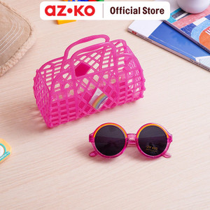 AZKO Ataru Kacamata Sunglasess Anak Rainbow - Pink Kacamata Hitam Kids Kid Sunnies Eyewear Aksesoris Fashion Anak Anak