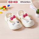 AZKO Ataru Ukuran 27 Sandal Anak Clogs Mary Jane - Krem Kid Slippers Sepatu Sandal Alas Kaki Sendal Santai Anak