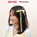 AZKO Ataru Set 2 Pcs Jepit Rambut Anak Long Ribbon - Kuning Kids Hair Clip Aksesoris Jepitan Anak Cewek Penjepit Hiasan Rambut Anak Aksesori Kepala