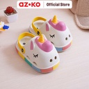 AZKO Ataru Ukuran 29 Sandal Anak Clogs Unicorn - Krem Kid Slippers Sepatu Sandal Alas Kaki Sendal Santai Anak