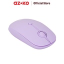 AZKO Ataru Mouse Wireless I330 - Ungu Dusty Aksesoris Laptop Alat Pengarah Kursor Komputer Mouse Nirkabel Pastel