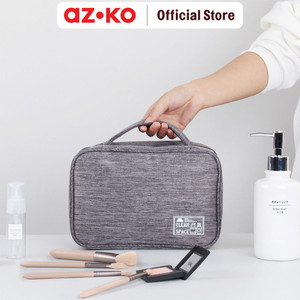 AZKO Ataru Tas Organizer Toiletry Boxy - Abu-Abu Organizer Bag Perlengkapan Traveling Tas Serbaguna Toiletries Pouch