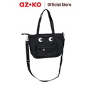 AZKO Ataru Tas Selempang Nylon Eyes - Hitam Sling Bag Stylish Tas Crossbody Cewek Woman Mini Bag Fashion Wanita