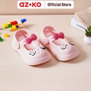 AZKO Ataru Ukuran 26 Sandal Anak Clogs Mary Jane - Pink Kid Slippers Sepatu Sandal Alas Kaki Sendal Santai Anak