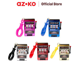 AZKO Ataru Gantungan Kunci Slot Metallic Random Key Chain Penanda Kunci Serbaguna Key Ring Accessories