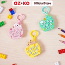 AZKO Ataru Gantungan Kunci Memory Animal Random Key Chain Penanda Kunci Serbaguna Key Ring Accessories