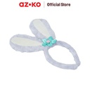 AZKO Ataru Bando Rabbit Ear - Biru Headband Aksesoris Rambut Bandana Wanita Women Accessories Hiasan Kepala