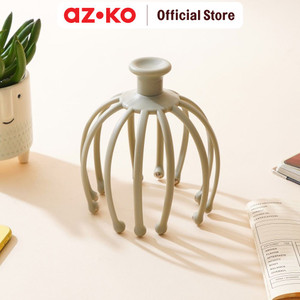AZKO Ataru Alat Pijat Kepala - Abu-Abu Head Massage Tools Alat Pijat Kepala Praktis Peralatan Pijet