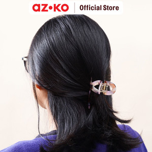 AZKO Ataru Jepit Rambut Twisted Iridescent - Pink Hair Clip Claw Aksesoris Jepitan Cewek Penjepit Hiasan Rambut Wanita Aksesori Kepala