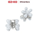AZKO Ataru Set 2 Pcs Jepit Rambut Flower Baloon Extra Small - Silver/Gold Hair Clip Claw Aksesoris Jepitan Cewek Penjepit Hiasan Rambut Wanita Aksesori Kepala