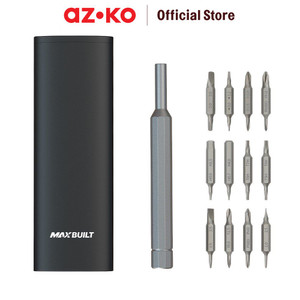 AZKO Maxbuilt Set 25 Pcs Obeng Presisi - Abu-Abu Screwdriver Alat Perkakas Peralatan Elektronik Perlengkapan Electronic